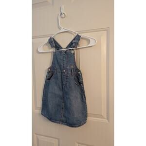 Guess Baby Jean Overall Dress Size 4, Cotton, Vintage, 1990s